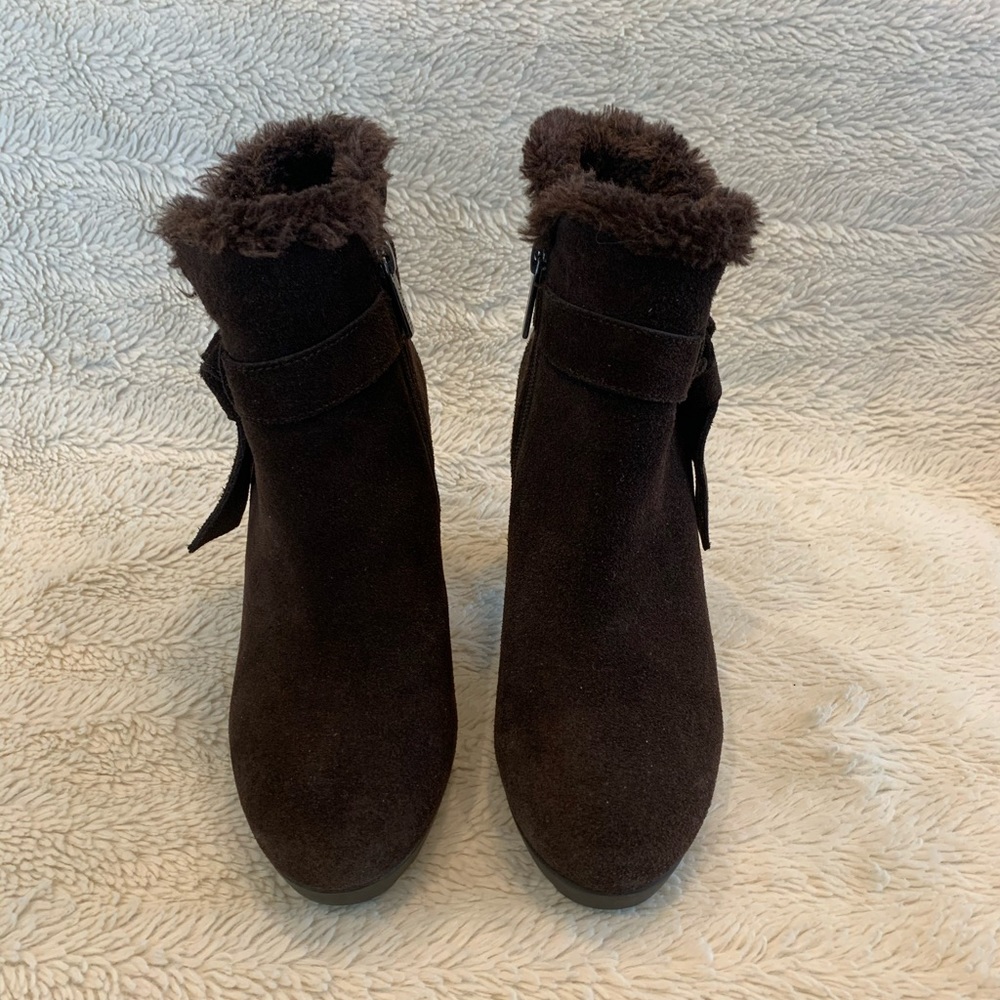 Valdini Brown Suede Weather Proof Boot